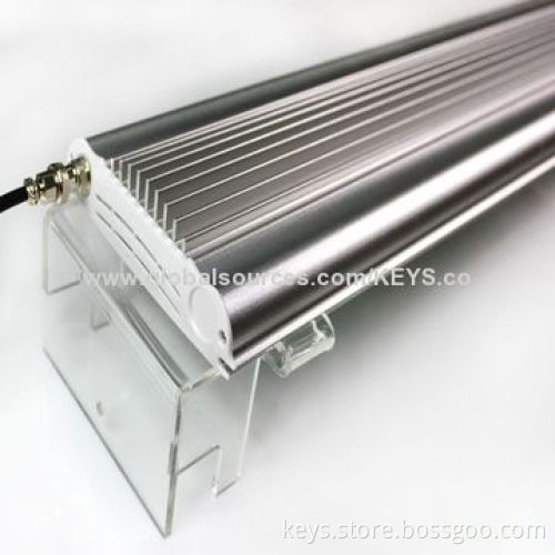 Silver 12,000k High Power LED Marine Aquarium Lights AC 100V With 2ft Lens